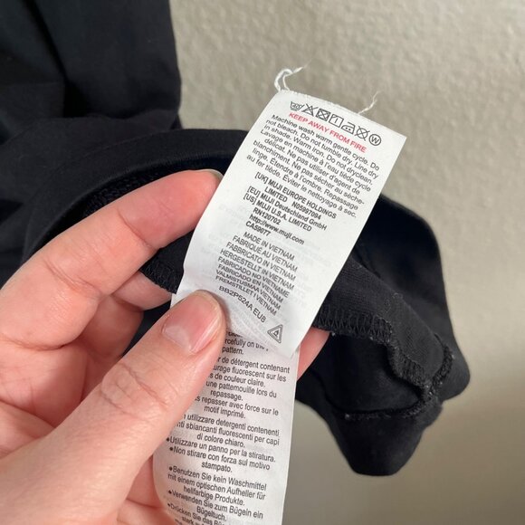 Muji Mens Black Short Sleeve Casual Crewneck T-Shirt XL - Picture 5 of 8